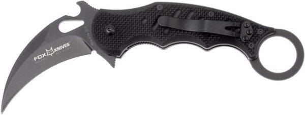 Fox 479 G10 Black Emerson Wave Folding Karambit