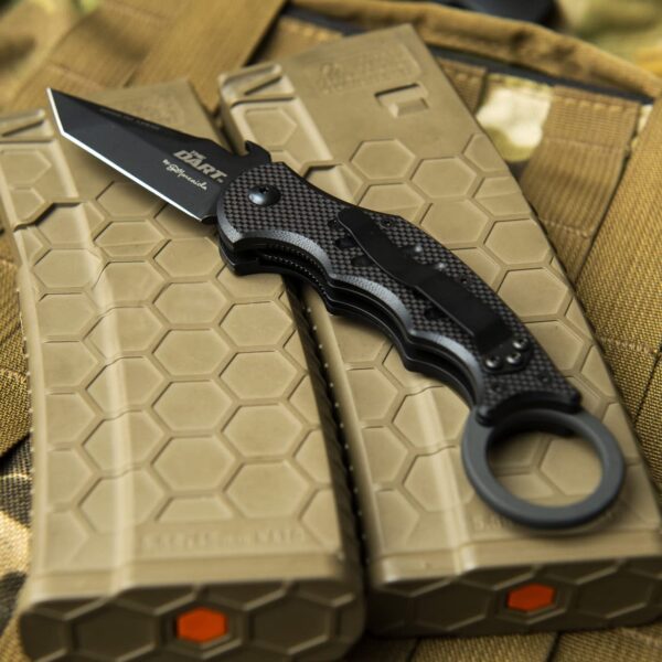Fox 597 Dart Folding Karambit with Emerson Wave - Image 2